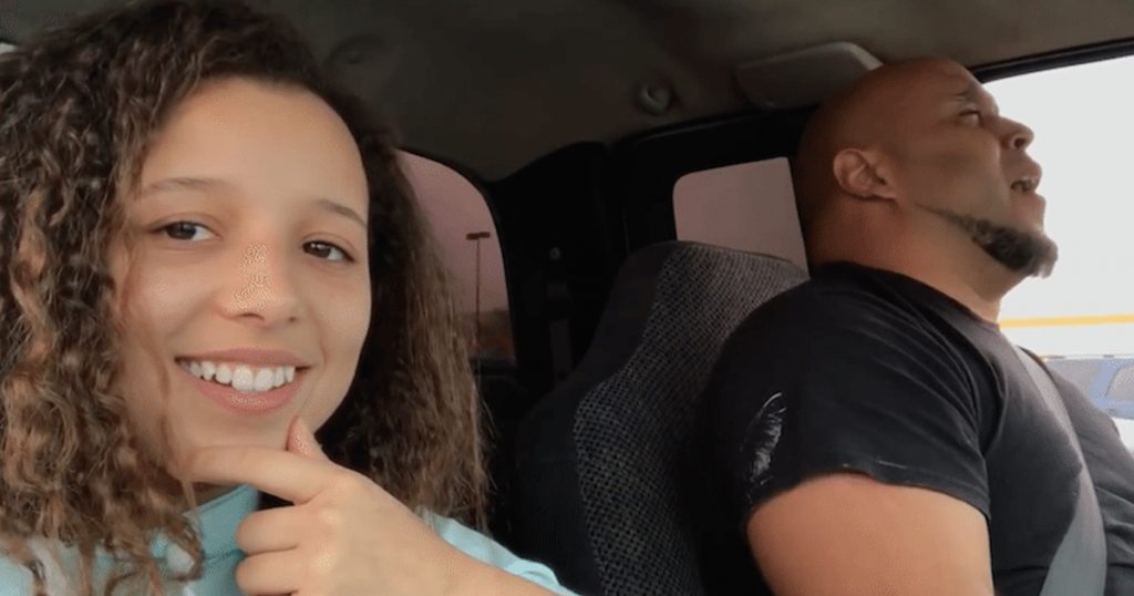 Texas Dad Sings Tennessee Whiskey In Car While Proud Daughter Films